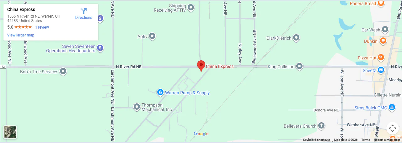 Location 1556 North River Road Northwest Warren, OH 44483