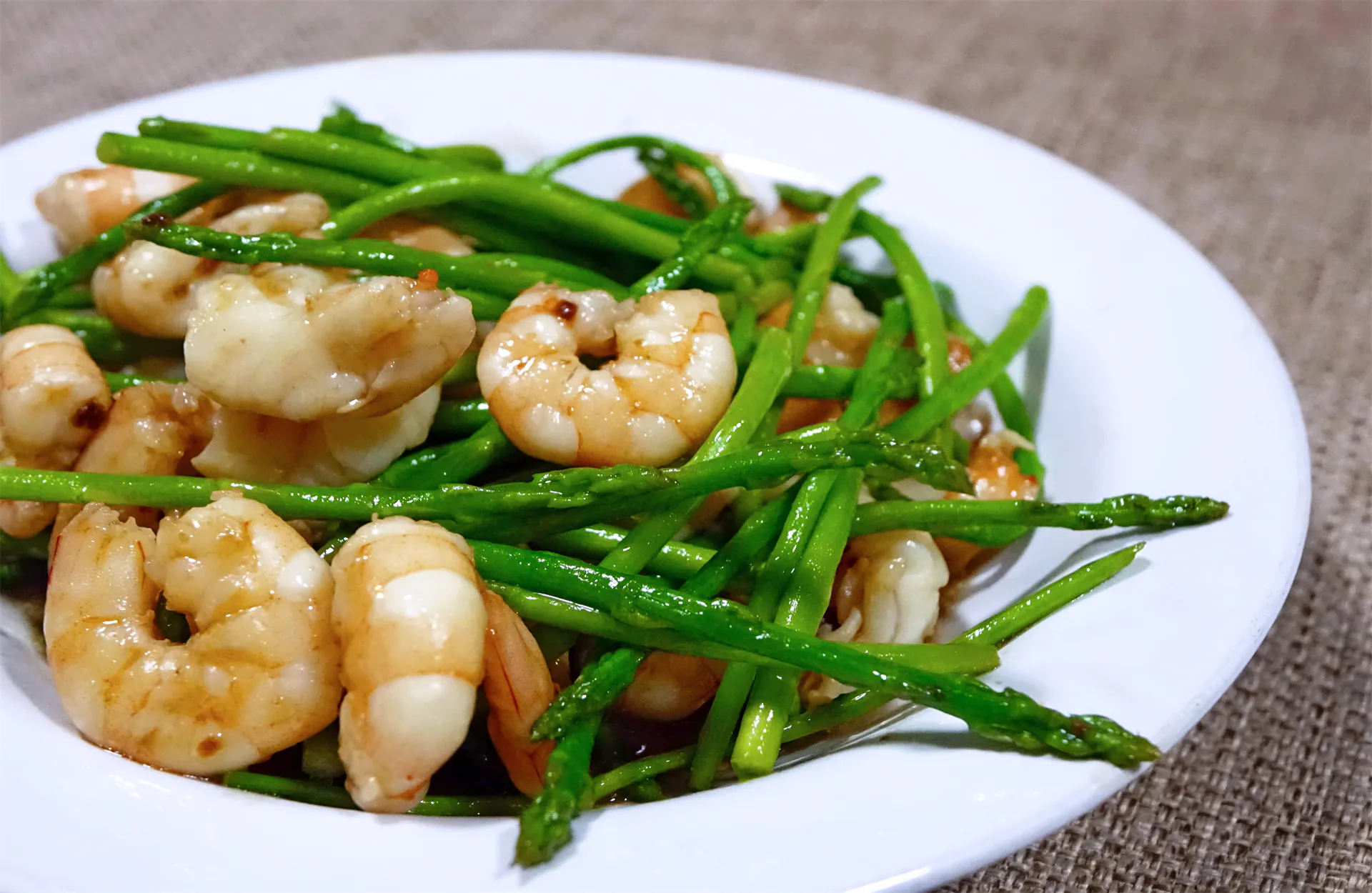 Asparagus Shrimp at China Express, Chinese Restaurant in Warren